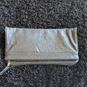 Black Leather Clutch